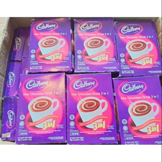 

Cadbury HotDrik Kotak isi 3 sachet