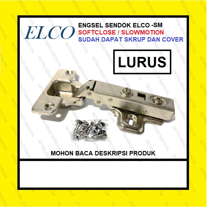Engsel Lemari Engsel Sendok Slowmotion Engsel ELCO SM 00/08/16