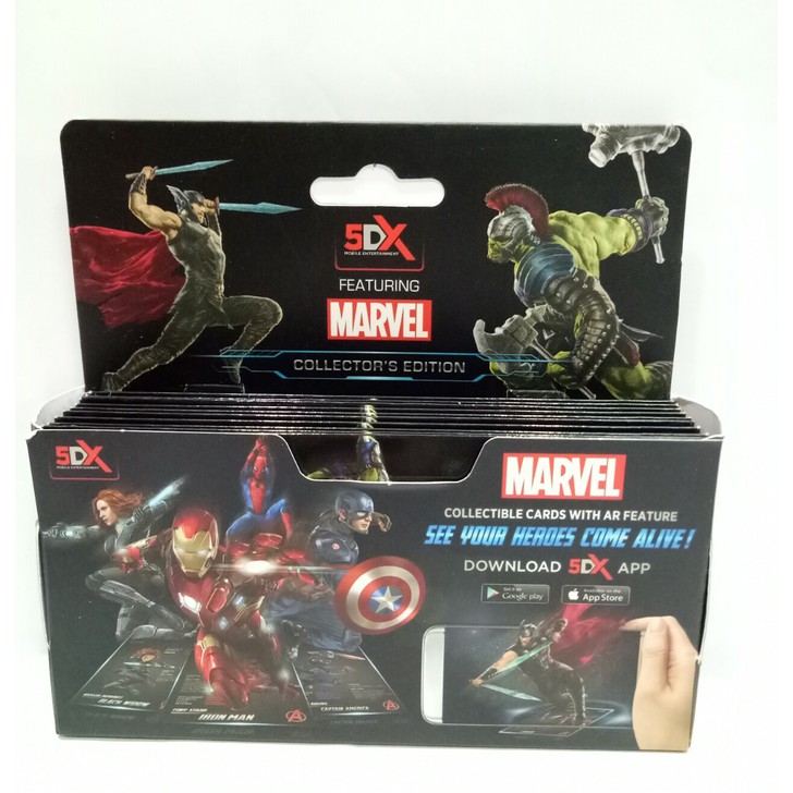 mainan kartu /kartu marvel 5DX