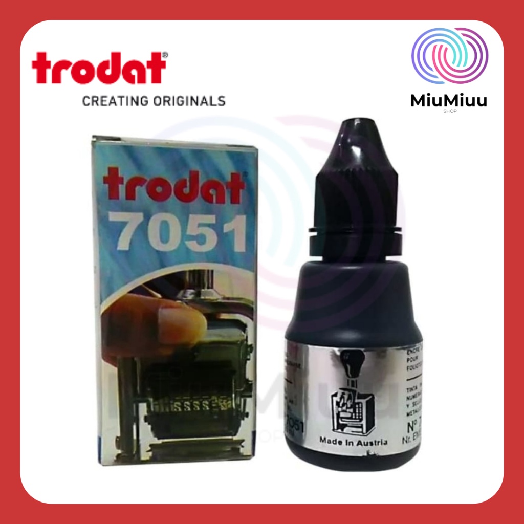 

TINTA STEMPEL REFILL ISI ULANG TRODAT 7051 25 ML