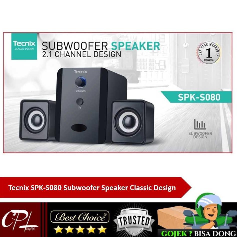 Terlaris Tecnix Spk-S080 Speaker Komputer