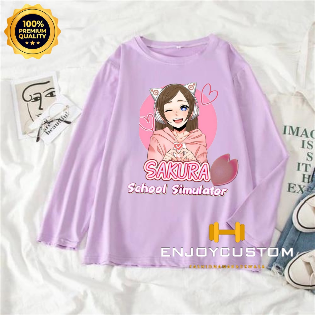 BAJU KAOS ANAK LENGAN PANJANG SAKURA SCHOOL SIMULATOR