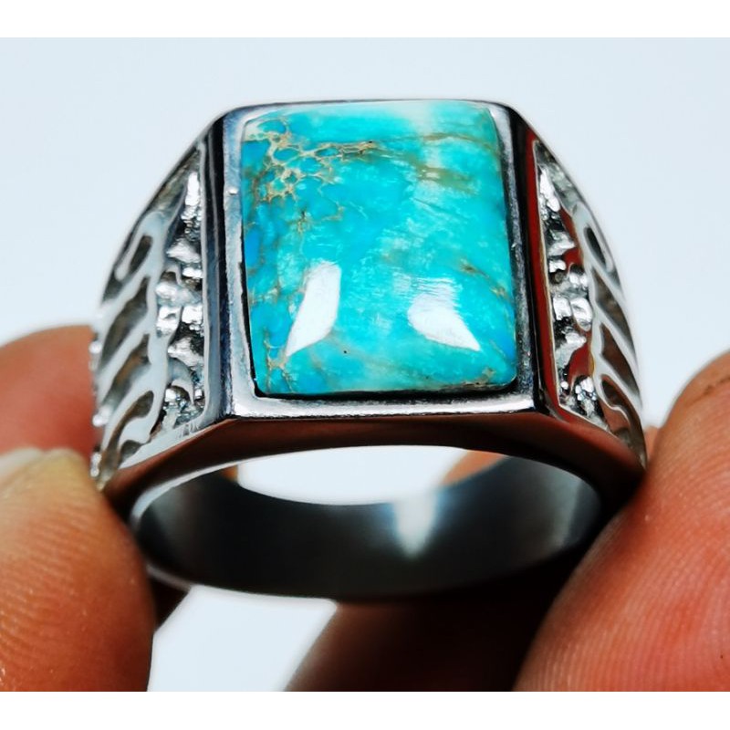 Batu akik natural pirus persia