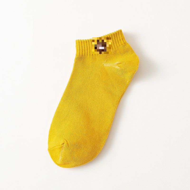 HC Kaos Kaki Wanita Pria Fashion Unisex Motif Beruang Kaos Kaki Wanita Import Kekinian-KUNING