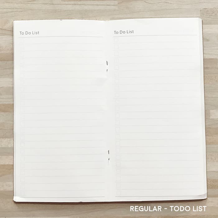 

Jual Diy Travelers Notebook Refills Regular / Kertas Binder / Refil Binder Murah