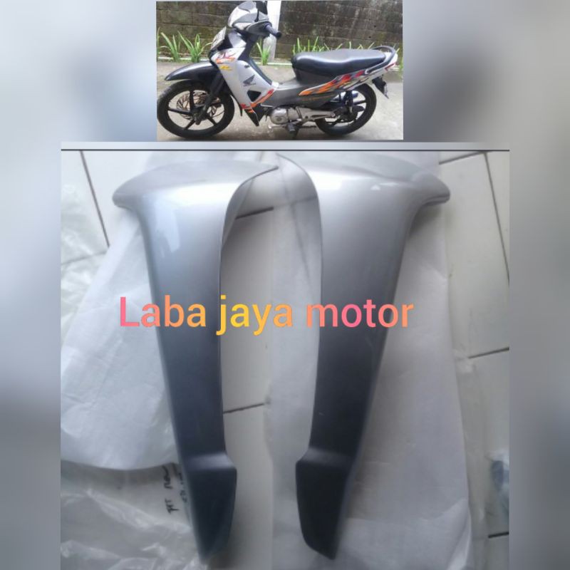 tebeng Sayap luar Supra fit new fit X fit S silver baru