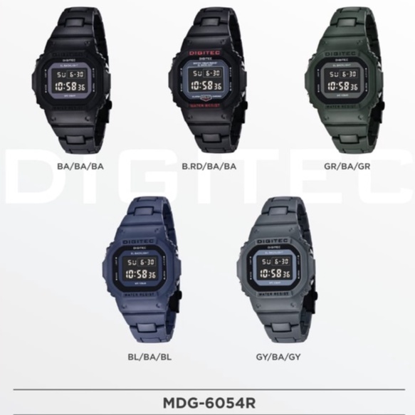 Eksklusif Jam Tangan Pria Digitec Original Rantai Series