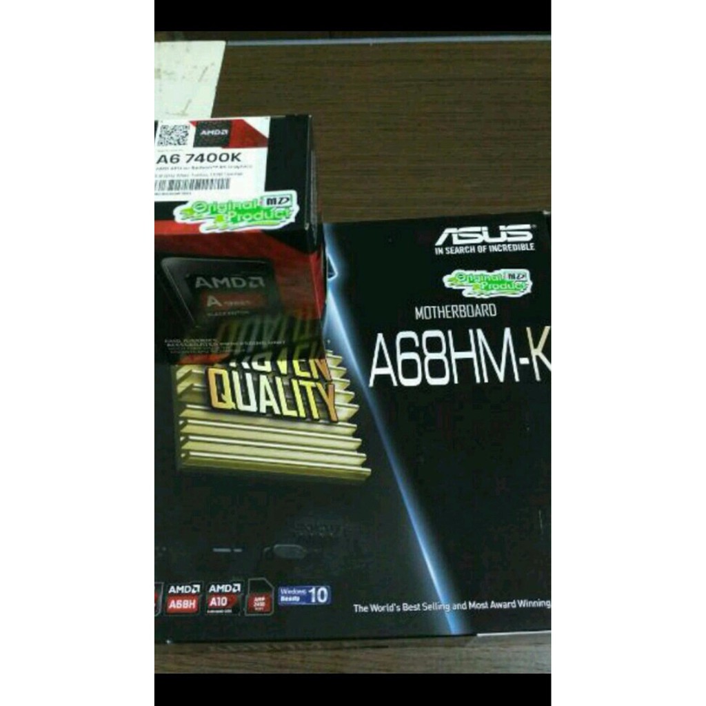 Murah Paket Processor AMD A6 7400K Box dan Motherboard Asus A68HM K