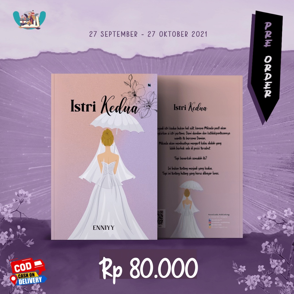 Ready Novel Istri Kedua Nama Penulis: Enniyy