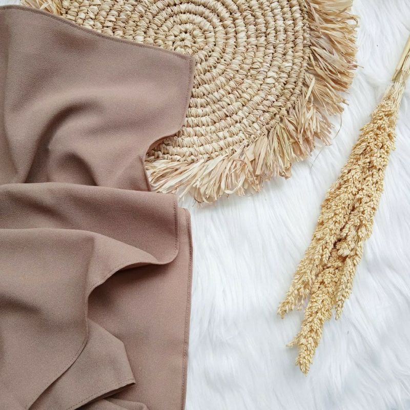 Pashmina 200x75 Diamond Ceruty Halus Pasmina Panjang Phasmina Basic Non Instan Grosir Sleman Jogja-Pashmina Milo