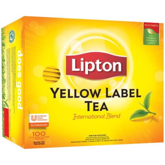 

Teh Lipton amplop isi 100