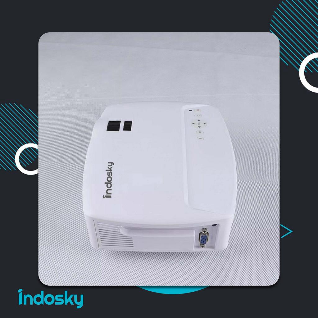 [PENAWARAN TERBATAS] PROYEKTOR INDOSKY M9 | PRODUK ORIGINAL | 100% ORIGINAL | PROJECTOR PORTABLE | MINI PROJECTOR | Pusat Proyektor Indonesia