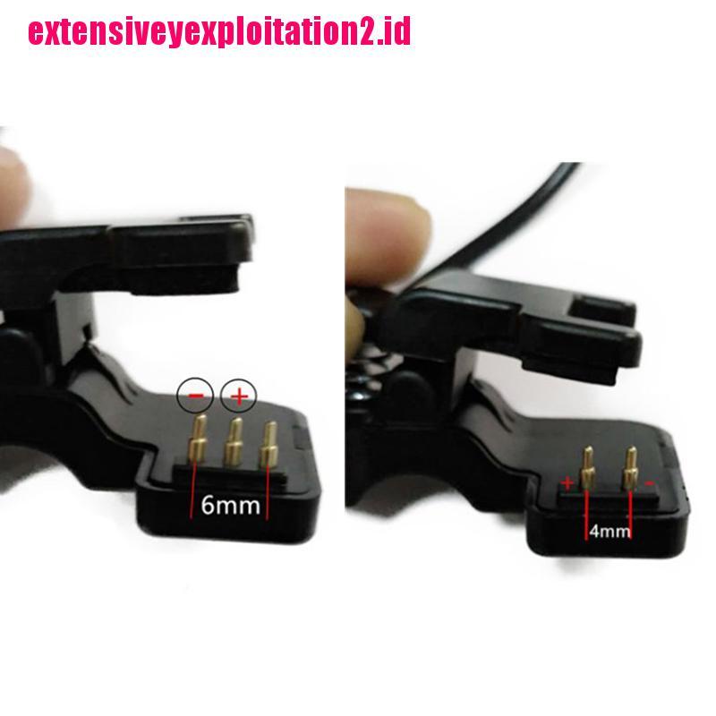 &lt; E2id &amp; &gt; Klip Kabel Charger USB Universal 2 / 3 Pin 4 / 6MM Untuk Smartphone