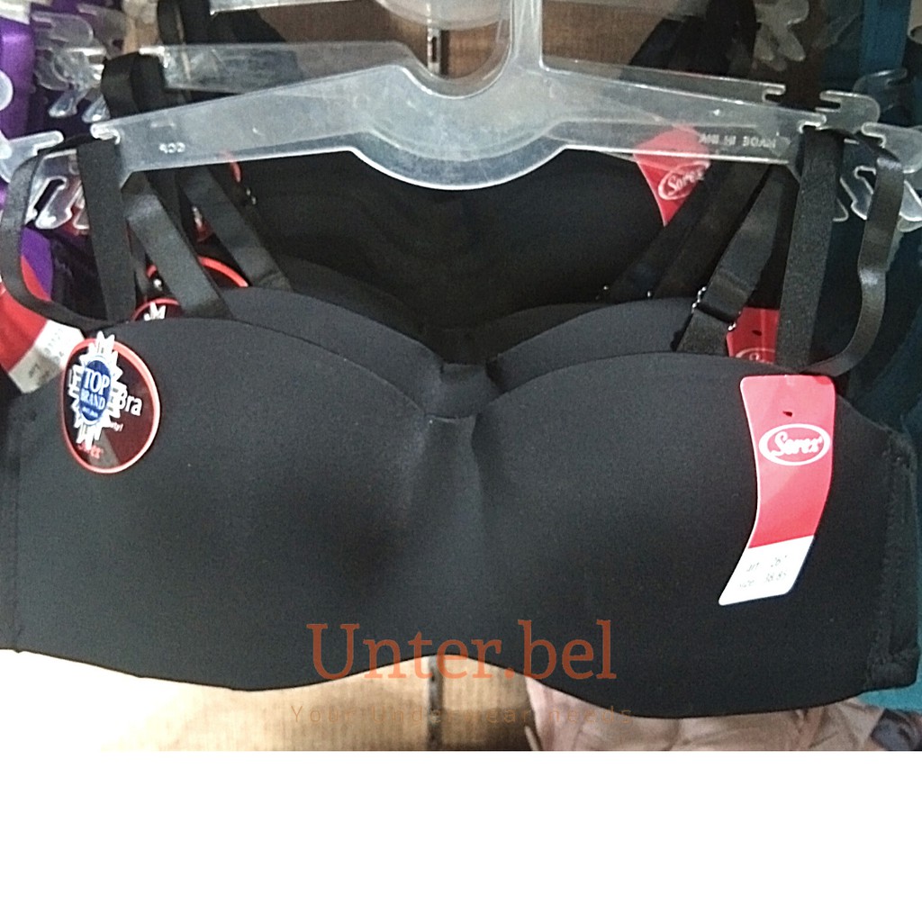 Bra Sorex BH Kawat Busa Sedang lifestyle bra art 267 ukuran32-40 Hitam