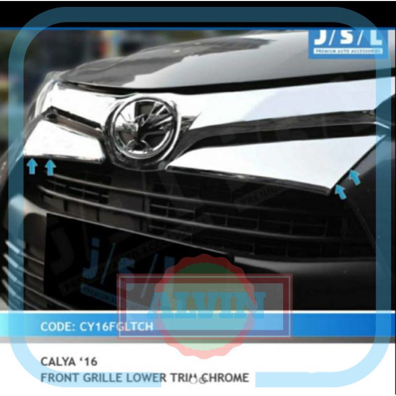 List Grill Bawah Mobil Calya  JSL AV