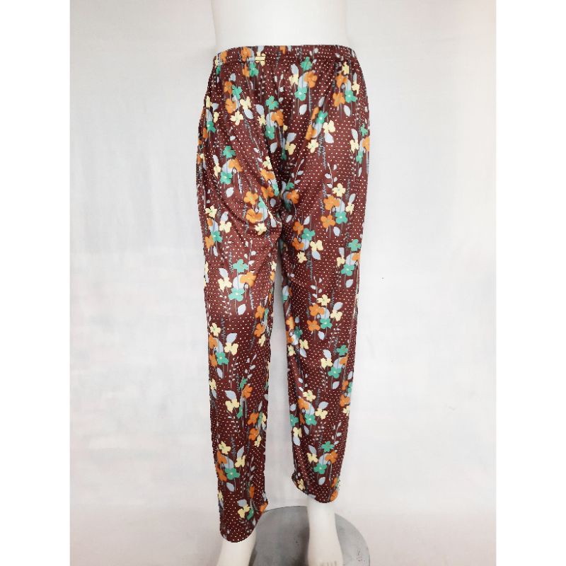 Celana panjang motif bunga jumbo,Celana panjang bunga wanita,Celana kulot wanita,legging wanita