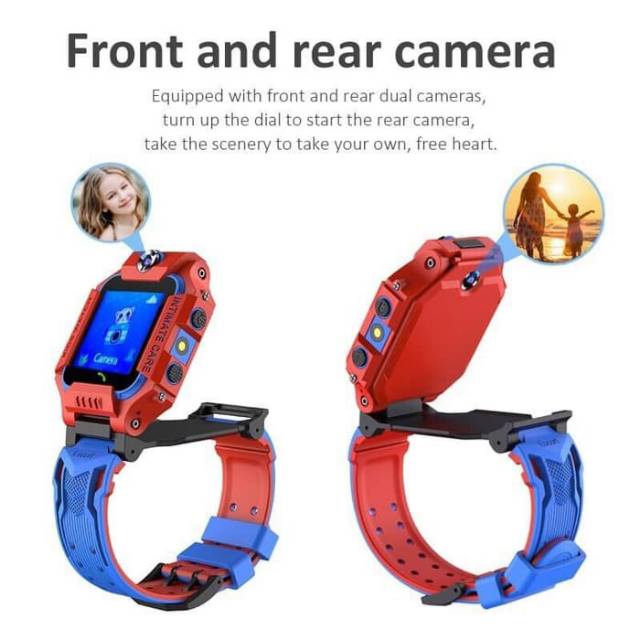 KADO NATAL ANAK JAM TANGAN HP IMOO Z6 TERBARU DUAL CAMERA GPS JAM HP ANAK SMART WATCH Z6 FROZEN