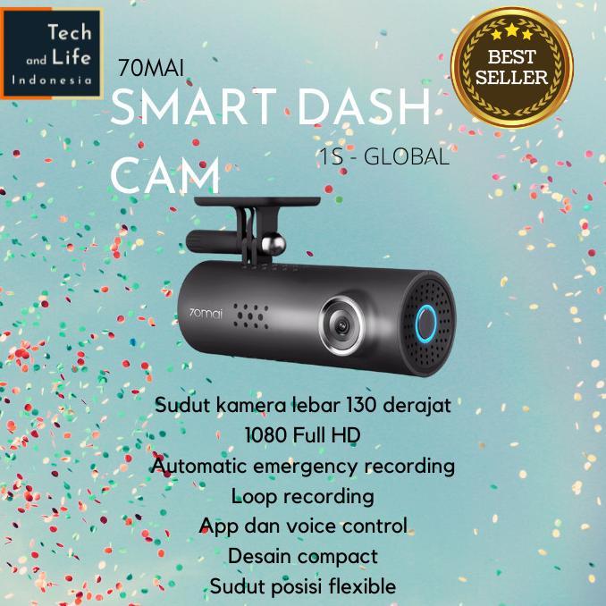 70Mai Smart Dash Cam 1S - Global Debezzz