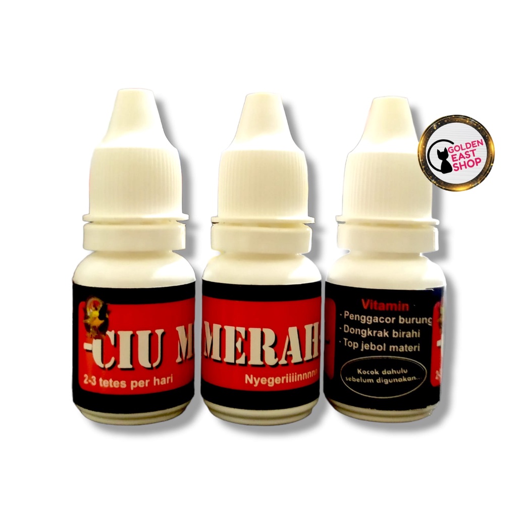 CIU MERAH VITAMIN PENGGACOR SEKETIKA BURUNG MENINGKATKAN BIRAHI MURAI BATU KACER C IJO CENDET