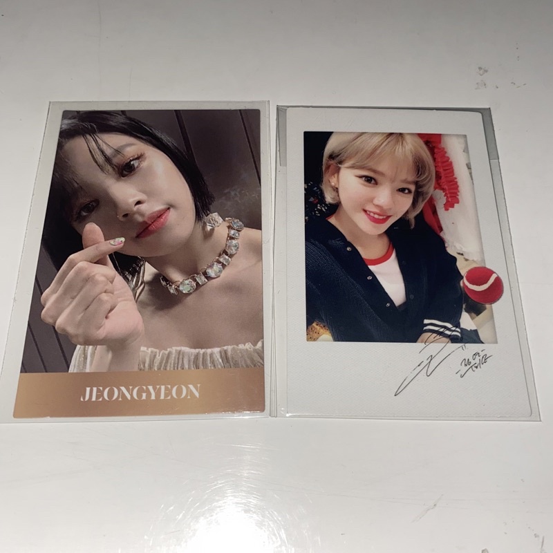jeongyeon twice photocard feel special