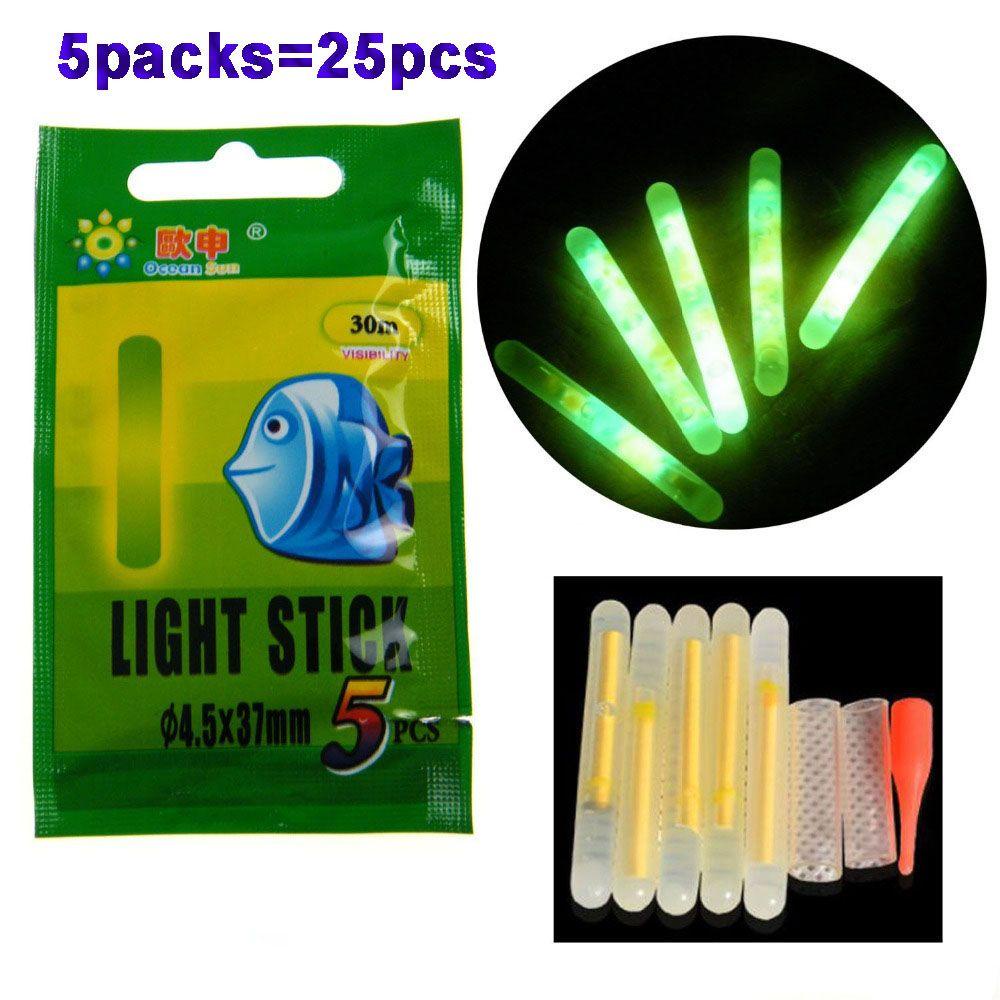 Nickolas1 Glow Stick Rod 25pcs Tackle Night Dark Neon Lightstick