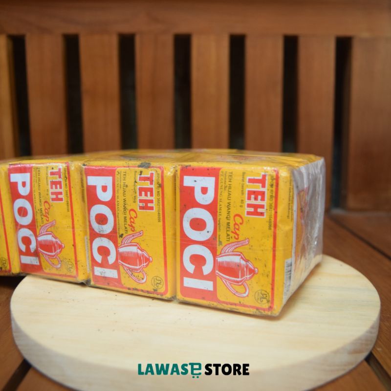 

TEH POCI KUNING 1 Slop (10pcs x @40gr) | Teh Tubruk Enak Wedangan Angkringan Solo