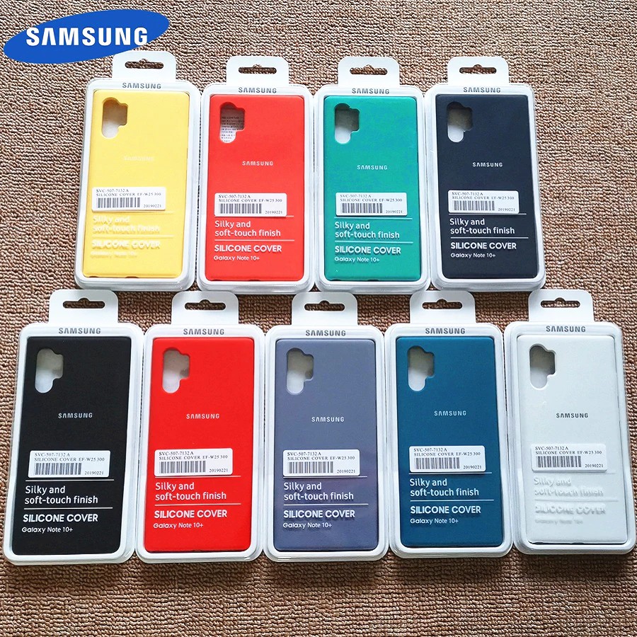 Samsung Note10Plus Note 10 Plus Silicone Full Cover Soft Case Original