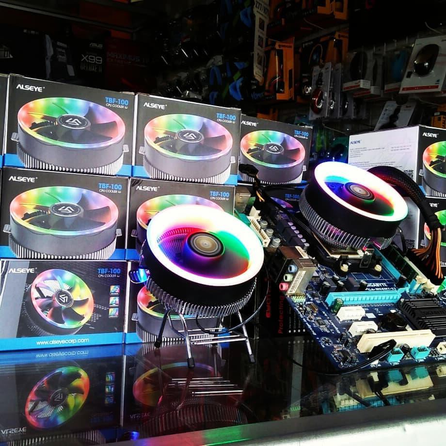 Fan Processor Prosesor Gaming LED RGB Intel AMD Alseye TBF100