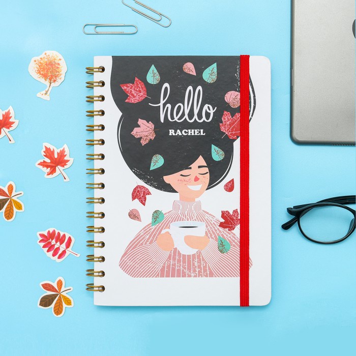 

[RESTOCK] Notebook Spiral #GIRL - Notebook Custom - garis