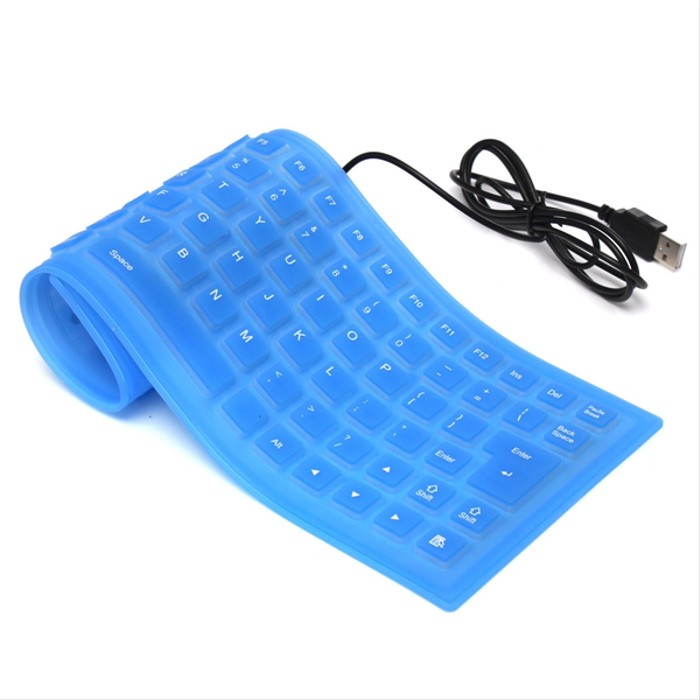 Keyboard Usb Flexible / Keyboard Lipat Anti Air