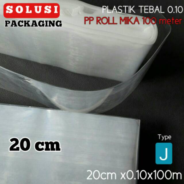 PLASTIK TEBAL ROLL 20CM 100METER/PLASTIK ROLL/PLASTIK KILOAN