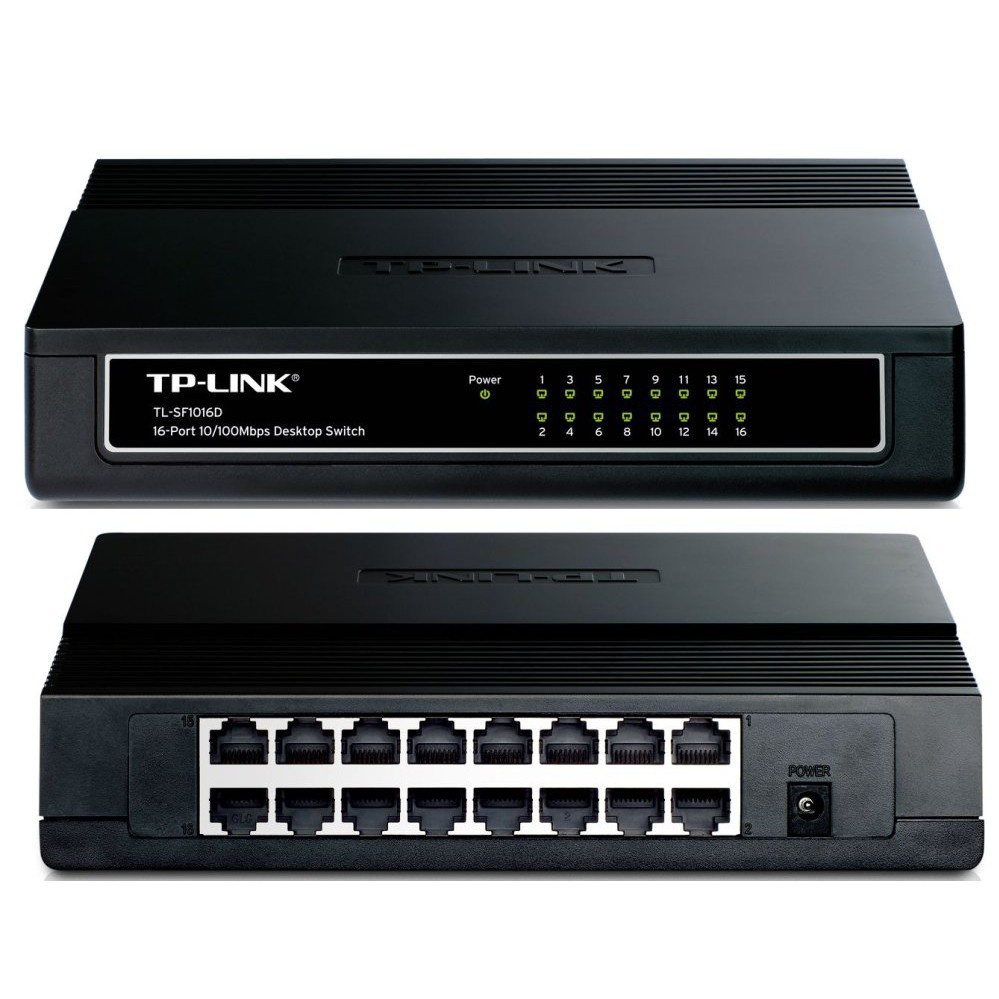 TP-LINK SWITCH 16PORTS TL-SF1016D 10/100MBP/S - SWITCH TP LINK