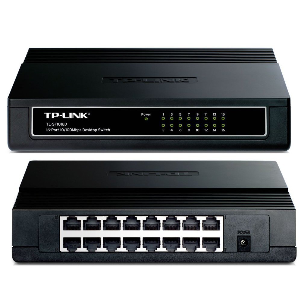 TP-LINK SWITCH 16PORTS TL-SF1016D 10/100MBP/S - SWITCH TP LINK