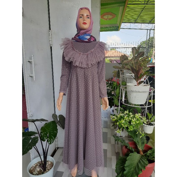 GAMIS ANDIN POLKADOT