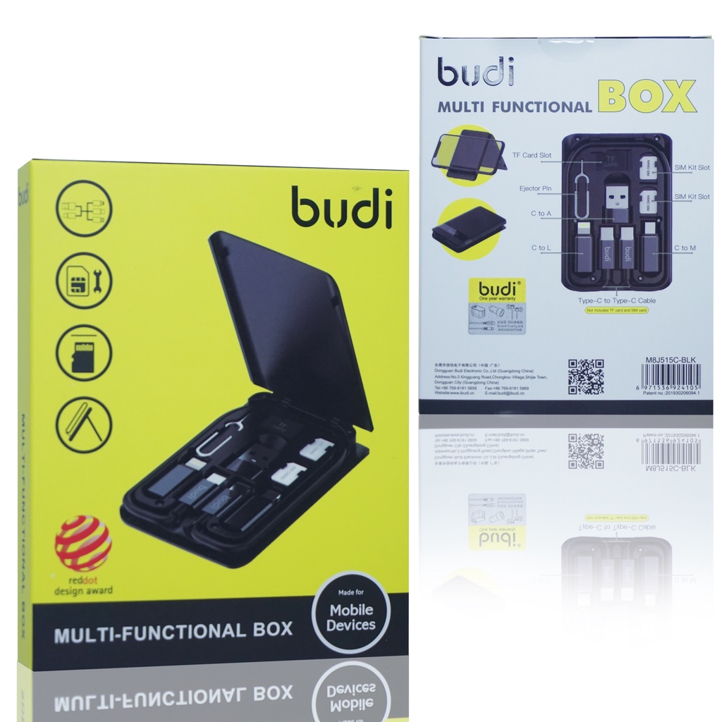 CaseSeller - Budi Multi Cable Multibox Functional Box | Budi multibox Wireless Charger Phones