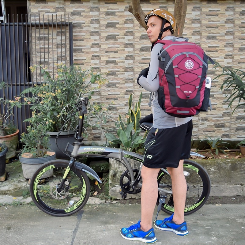 Irco Tas Ransel Laptop - Backpack 30 Liter - Daypack Pria dan Wanita - Bima Maroon