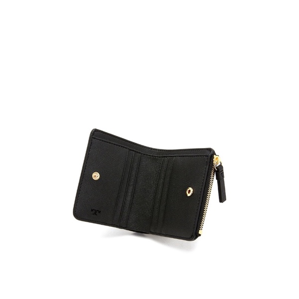 Tory Burch Robinson Mini Wallet Black TB 8821