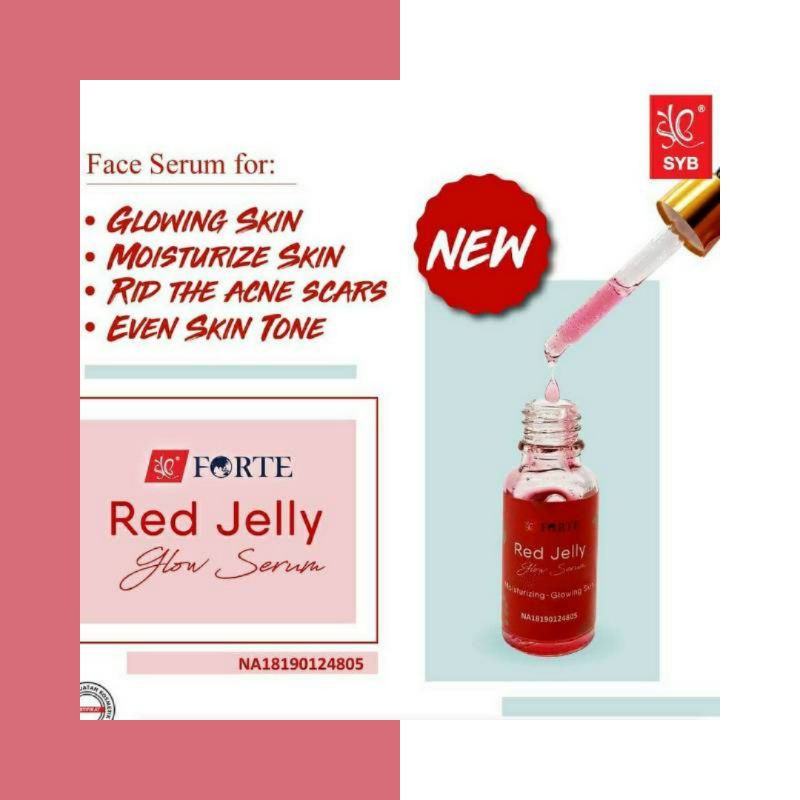 RED JELLY GLOW SERUM BY SYB FORTE /serum jelly merah bpom