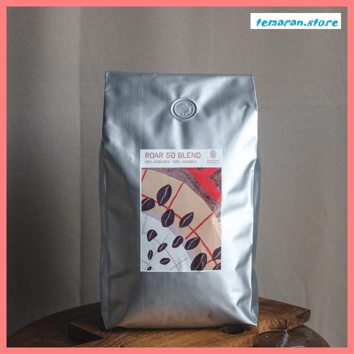 

Kopi- ROAR 50 BLEND 1KG -Dark Roast Biji Kopi Bahan Es Kopi Susu -Biji-Kopi.
