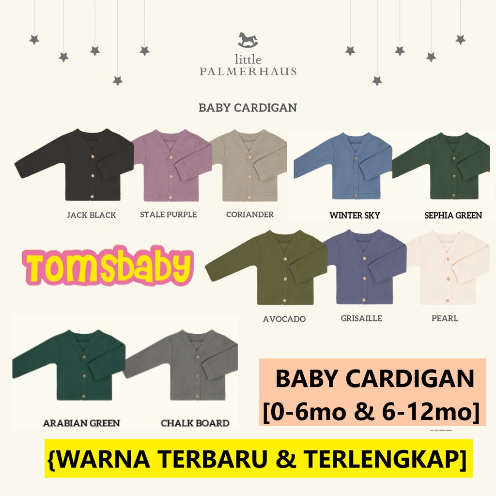 [NEW COLORS] LITTLE PALMERHAUS (1pcs) BABY CARDIGAN Sweater Jaket Bayi Anak