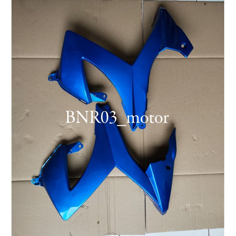 Cover Sayap Kanan kiri Satria Fu facelift Biru GP/Bima Facelift