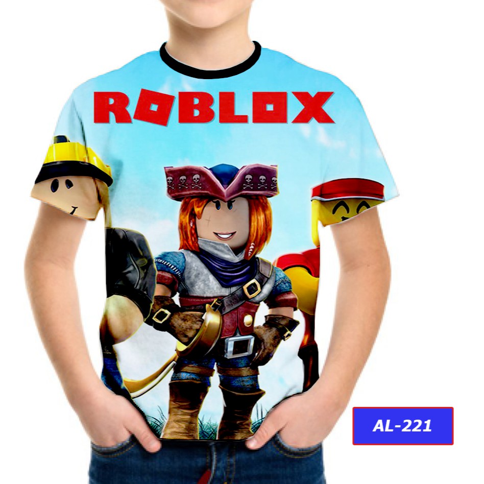 Baju Anak Laki Laki Roblox Series 3D Murah #AL-221