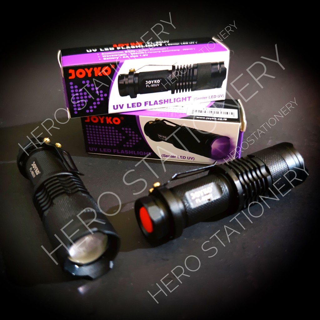 

Senter UV LED flashlight ultraviolet joyko FL-90UV