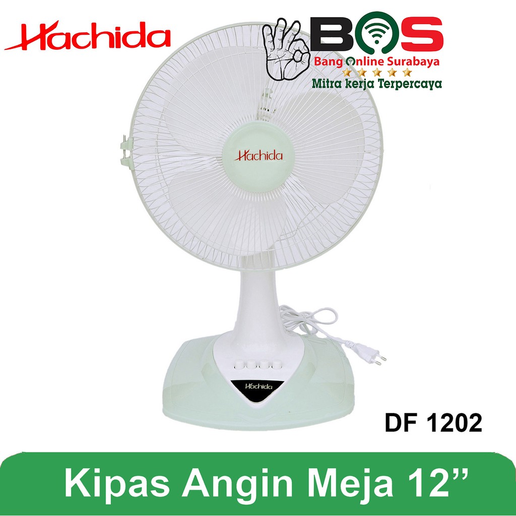 Desk Fan Kipas Angin Meja Hachida 12 Inch DF 1218 DF-1218 DF1218