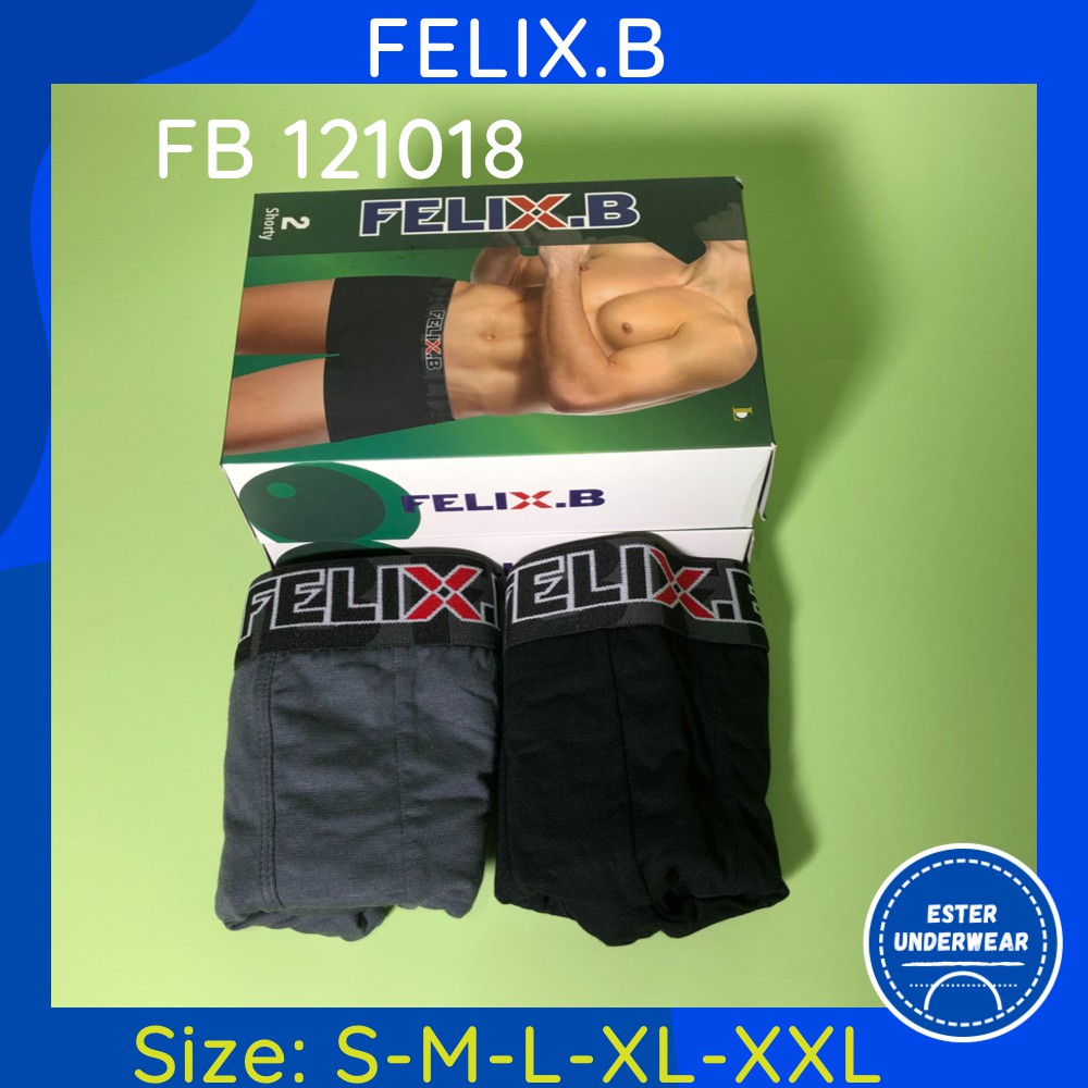 Celana Boxer Pria Felix.B FB 121018 ISI-2 PCS