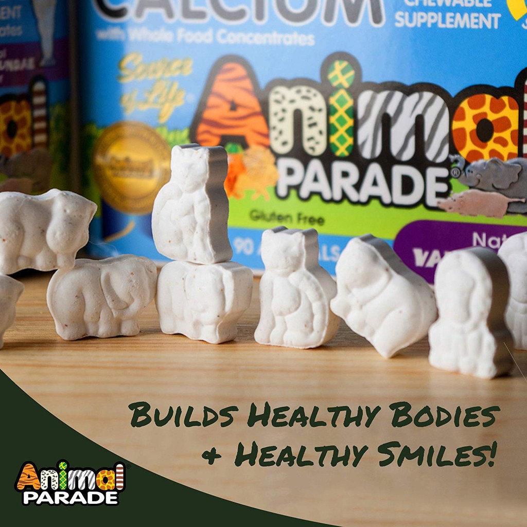Jual Nature's Plus Animal Parade Calcium Children Chewable Supplement 90  tablets supplement anak | Shopee Indonesia