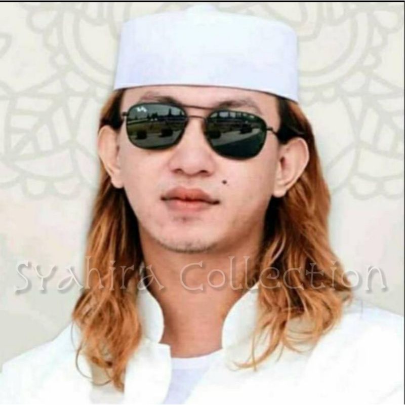 Peci Batok Kopiah Putih Tinggi 7cm