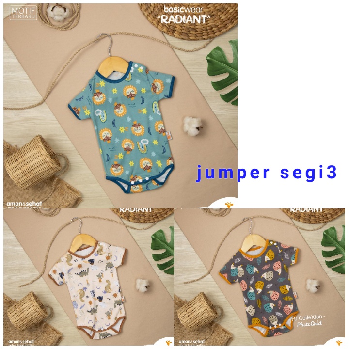 Velvet Junior Jumper Pendek (3 pcs)