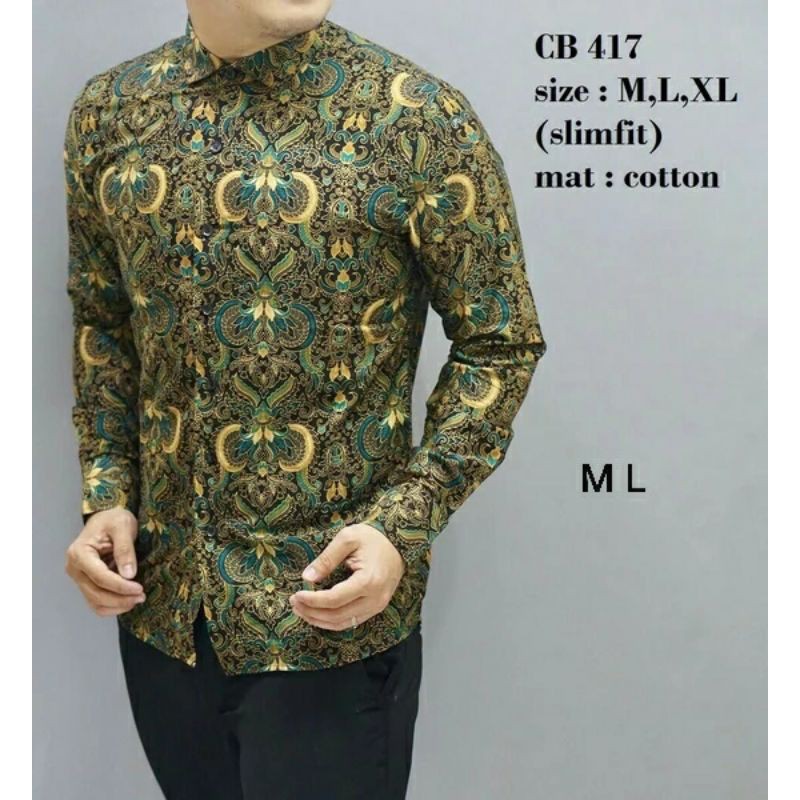 Baju batik kemeja batik slimfit Batik solo