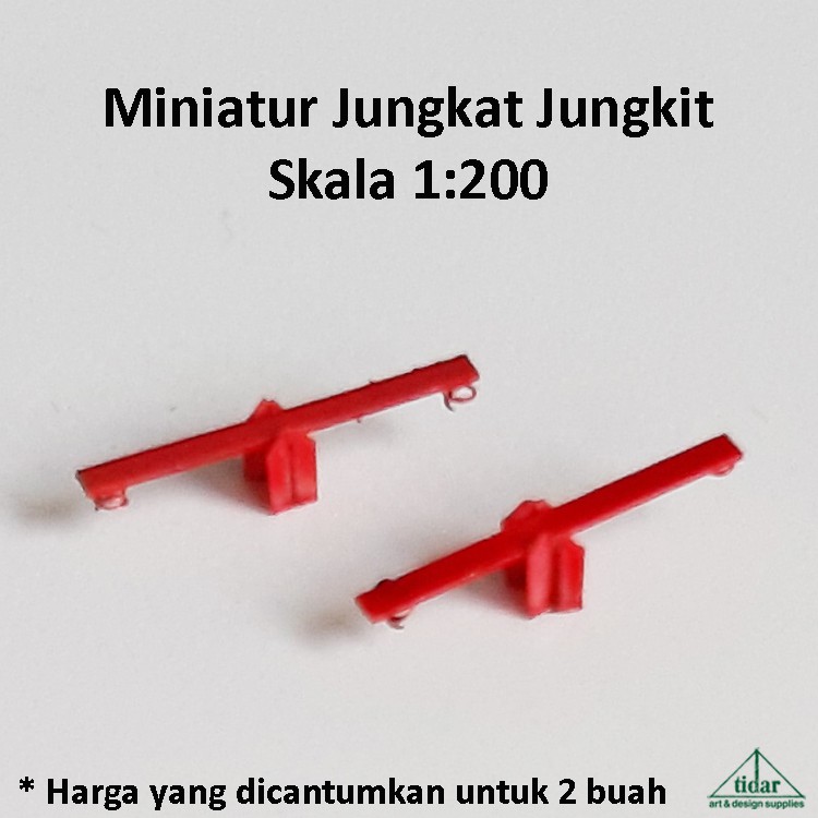 

[MR] Miniatur Maket Jungkat Jungkit / Playground /Taman Bermain Skala 1:200